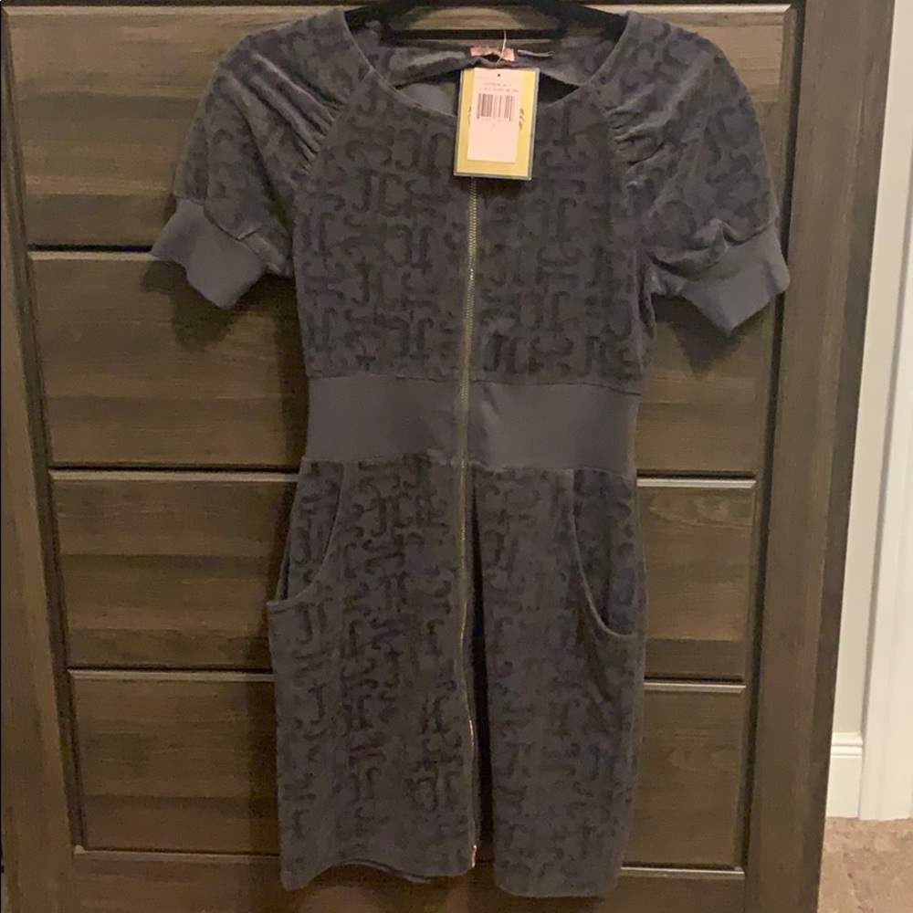 Juicy Couture 1/2 Sleeve Scoop Neck Dress